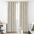 thumbnail image 3 of Heavy Duty Curtain Rods,1 1/4" Large Diameter Premium Nonadjustable Curtain Rod,84in/7ft Custom Window Treatment Rods with Durable Aluminum Brackets and End Caps,Gold Finish, 3 of 15