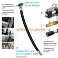 thumbnail image 4 of ALLTIMES Air Inflation Extension Hose Adapter Portable Tire Inflator Air Pump for Car Bike Motorcycle Bicycle Air Filling, Standard US Fine Thread Connection (5/16 x 32 TPI), 4 of 8