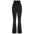 thumbnail image 5 of UDAUDU Womens Flare Leggings 2026 Spring Summer Butt Lift Drawstring Elastic Waist Stretchy Slim-Fit Yoga Pants Workout Gym Lounge Pants Black M, 5 of 6