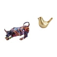 thumbnail image 1 of Estatua de toro de resina,Pintura Resina Toro Estatua Escultura Inicio,Figuras de animales de toro para decoración de mesa,Figura de pájaros,Figura de pájaro dorado,decoración del, 1 of 8