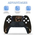 thumbnail image 4 of Skin Sticker for PS5 Slim Standard Disc Digital Edition Console and Controllers Decals for Playstation 5 (Black Muscle,PS5 Digital Edition), 4 of 5