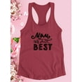 thumbnail image 3 of Mom Is The Best Cute Flowers Racerback Tank Women -Image by Shutterstock, Female XX-Large, 3 of 4