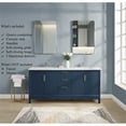 thumbnail image 4 of Valencia 72 inch wood double sink Freestanding vanity with countertop and sink, 4 of 9