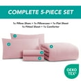 thumbnail image 4 of Arkwright Family Essentials Bed in Bag 5 Piece Set - Twin - Rose, 4 of 6