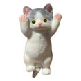 thumbnail image 2 of ufehgfjh Catss Hands Up Catss Kneading Stress Relieving Toy Girl Plush Toy Simulation Catss Kneading Holiday Deals, 2 of 6