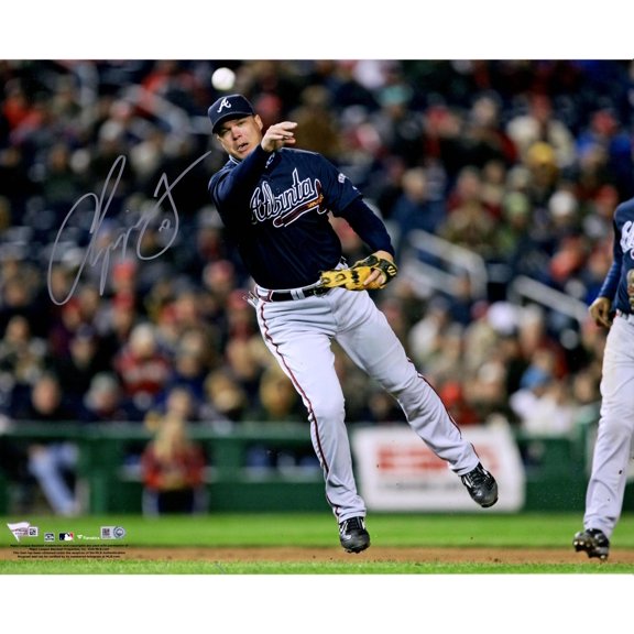 Chipper Jones Atlanta Braves Autographed 16" x 20" Throwing Photograph - Fanatics Authentic Certified