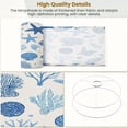 thumbnail image 4 of Lampshades 2 Pack Sea bottom seamless Summer beach seaside Spring Decor 13"x13"x10" Light Shade for Table Lamps Floor Lamp Shades Lampshade Replacement Easy Assembly, 4 of 8