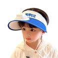 thumbnail image 5 of SAWOBUUN Kids Solar Fan Hat Boy Girl Sun Visor Hat Wide Brim Sun Protection Cap for Outdoor Summer Beach, 5 of 7