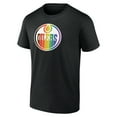 thumbnail image 2 of Men's  Black Edmonton Oilers Oilers Pride T-Shirt, 2 of 3