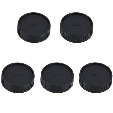 5PCS Plastic MD Mount Rear Lens Cap For Seagull Camera Black