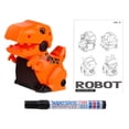 thumbnail image 4 of Juguete de dinosaurio caminando, robot con sonidos, líneas interactivas hechas a mano rastrean el juguete de los dinosaurios modelo de animales para Estilo a, 4 of 8