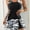 Black, variant on ZANKLEY Women's Tankini Swimsuits Tummy Control Two Piece Bathing Suits Modest Swim Tank Top with Skirt Bottom 2026