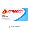 thumbnail image 3 of Augmentin Amoxicilina 500 mg, Ácido Clavulánico 125 mg 20 tabletas, 3 of 3