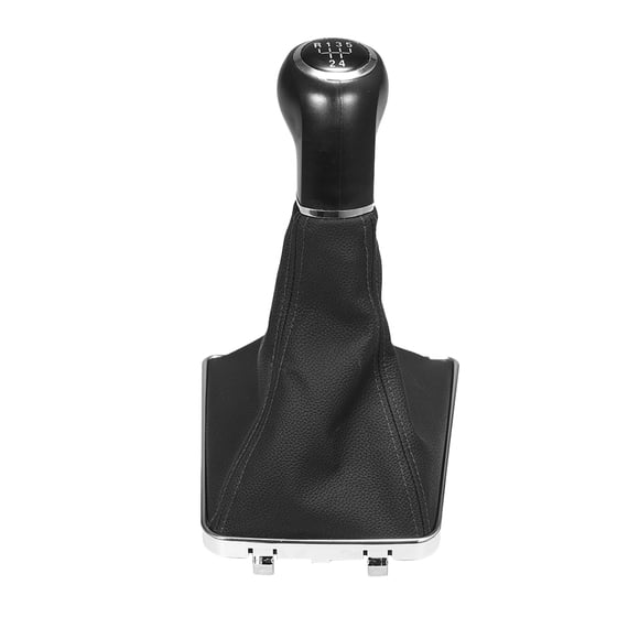 5 Speed Gear Stick Knob Cover Leather Boot Dust-proof Cover Replacement for Opel Astra Corsa GTC 2005-2010
