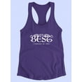 thumbnail image 3 of The Best Version Of You. Racerback Tank Women -Image by Shutterstock, Female XX-Large, 3 of 4