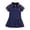 a-Navy445164, variant on FINALGANG Girls Toddler Short Sleeve Polo Dress Cherry Embroidery Contrast Trim Collar Pleated Skirt Casual Dress For Daily Wear Stylish Dress