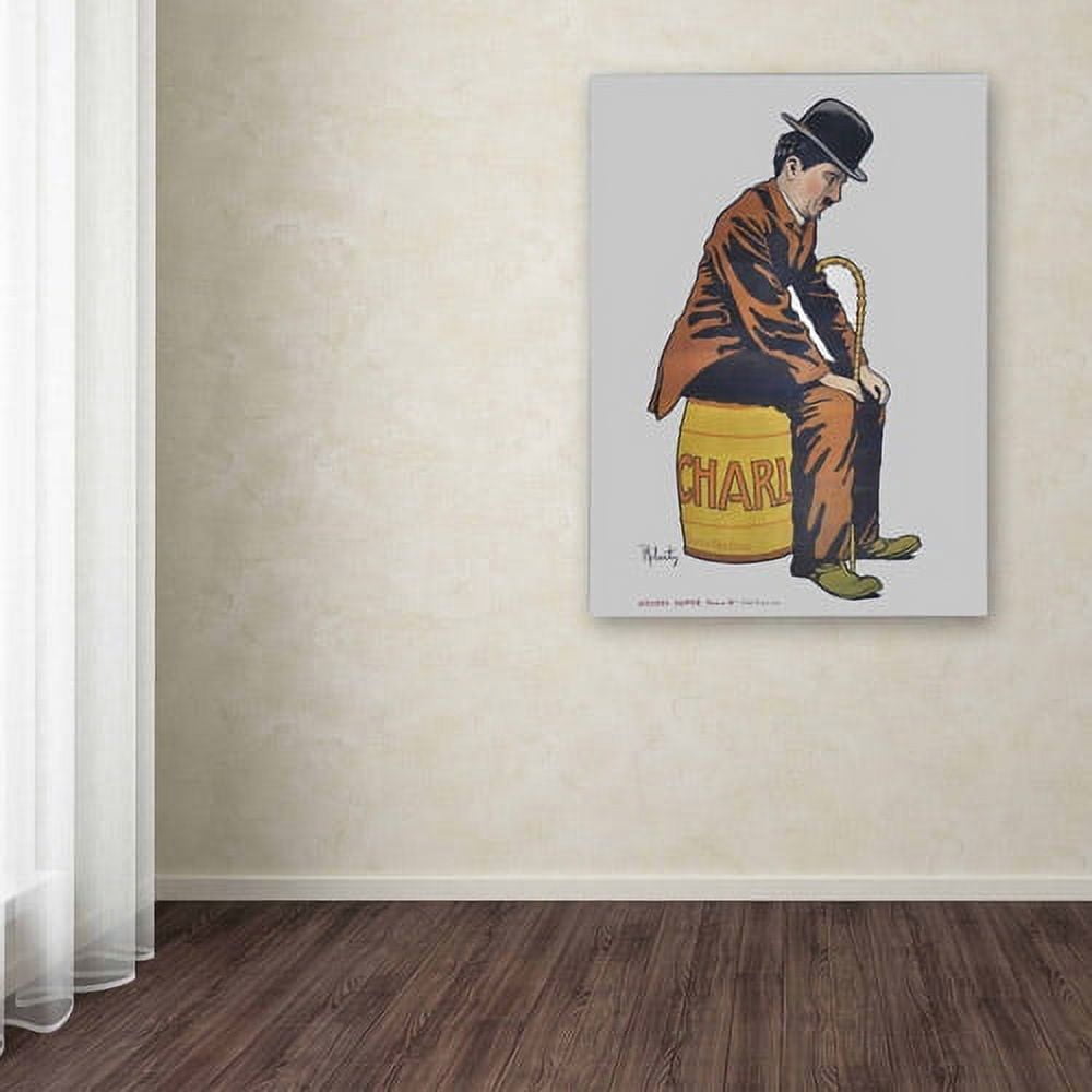 Trademark Fine Art "Chaplin" Canvas Art by Vintage Apple Collection