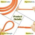 thumbnail image 3 of Uxcell 19 Ft(6M) Rubber Tubing, 1/16"(2mm) ID 3/16"(5mm) OD Sling Shot Natural Latex Rubber Tubing for Exercise Stretching Laboratory Home Hose, Orange, 3 of 6