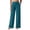 43#Green, variant on Women's Wide Leg Pants High Waisted Loose Palazzo Pant Trendy Casual Beach Trousers with Pockets