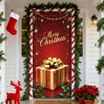 thumbnail image 4 of Cortina Navideña para Puerta con Diseño de Papá Noel | Cortina de Poliéster de 89 X 183 Cm | Fácil Instalación para Puertas, Paredes y Mesas | Decoración para Fiestas Navideñas - 1 Unidad, 4 of 6