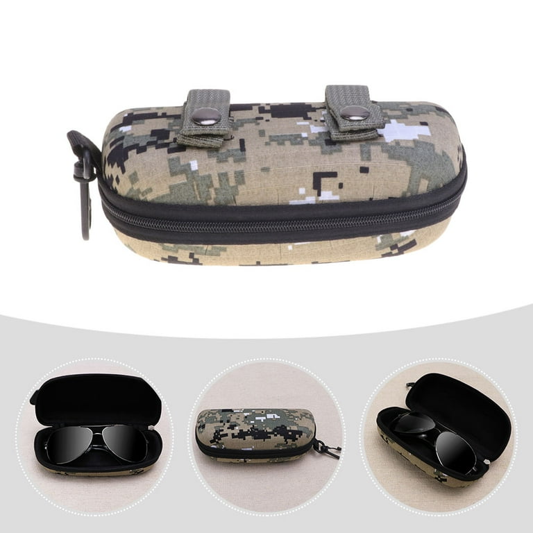 Mast 4pcs Camouflage Eyeglass Box Glasses Storage Case Glasses Holders Portable Glasses Cases Size One size Green