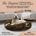 thumbnail image 2 of Best Friends by Sheri The Original Calming Donut Dog Bed – Washable Plush Pet Bed for Large Breeds up to 100 lbs, Lux Faux Fur, Dark Brown, Large (36" x 36"), 2 of 8