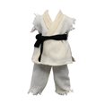 thumbnail image 3 of Figura de acción a escala 1/12, ropa, disfraz de muñeca, uniforme de judo, ropa en miniatura, cinturón de pantalón superior para cuerpo masculino de 6 Blanco, 3 of 5