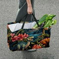 thumbnail image 7 of Dinosaur Large Capacity Reusable Foldable Oxford Cloth Laundry Basket Beach Bag Shopping Basket Grocery Bags, 7 of 7