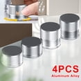 thumbnail image 4 of 24Pc Aluminum Alloy Adjustable Bed Risers Heavy Duty Furniture Sofa Table Lifts, 4 of 9