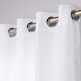 thumbnail image 3 of Superior Noor Semi-Blackout Chenille Curtains, Set of 2 Panels, 52" x 63", White, 3 of 11