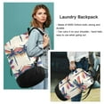 thumbnail image 6 of RMDQTR Durable Large Laundry Backpack with Drawstring Closure Ideal for Laundry Trips,Travel&Camping Multicolor Dragonfly, 6 of 7