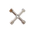 thumbnail image 2 of Speravity Llave triangular cruzada, herramienta Manual multifunción, llave de aleación multiusos, suministros para dispositivos de válvulas Artesanía Plata, 2 of 6