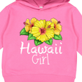 thumbnail image 3 of Inktastic Hawaii Girl Hibiscus Flowers Toddler Hoodie, 3 of 4