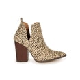 thumbnail image 2 of Side Split Pointy Toe Chunky Stacked Heel Bootie 20390, 2 of 6