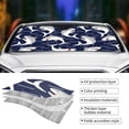 thumbnail image 5 of Disketp Windshield Sun Shade, Car Sun Shade For Front Window Angry Shark Sunshades Sun Visor Protector Blocks Uv Rays Foldable, 5 of 9