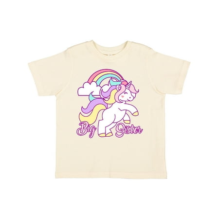 

Inktastic Big Sister Unicorn Gift Toddler Toddler Girl T-Shirt