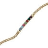 Family Jewelry Personalized Mother's 14kt Gold-Plated Birthstone Bracelet, 8"