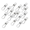 thumbnail image 1 of 30 unids/pack Clip de cordón a presión de Metal ganchos de resorte cierres de Camping hebillas de llavero 25mm Zulema Metal Lanyard Hooks, 1 of 8