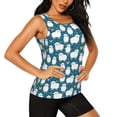 thumbnail image 2 of Haiem Cute Sheep And Hearts Printed Women's Workout Tank Top, Quick-Dry Sleeveless Gym Shirt, Breathable Lightweight Athletic Top for Running, Yoga, and Casual Wear-XX-Large, 2 of 7