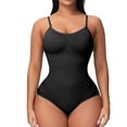 thumbnail image 1 of Ropa interior de una pieza moldeadora de cuerpo para mujer, mono moldeador de cuerpo con soporte para el pecho, con tirantes abiertos y realce de cadera, estilo europeo y americano, 1 of 5