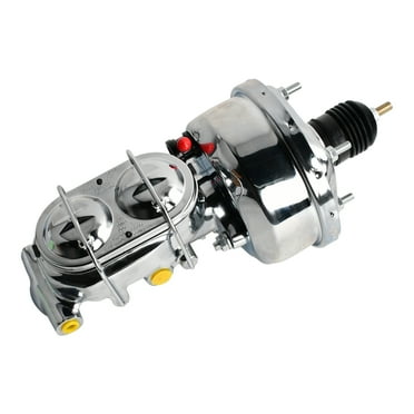 7 Inch Street Hot Rod Power Brake Booster & Master Cylinder Combo Chrome Brakes Custom Car