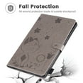 thumbnail image 6 of Samsung Galaxy Tab A 10.1 2019 Case, Dteck Multi-Angle Viewing Protective Case Embossed Cat PU Leather Folio Cover for Samsung Galaxy Tab A 10.1 Inch SM-T510/SM-T515 2019, Gray, 6 of 6