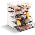 thumbnail image 3 of Sorbus Acrylic Cosmetics Makeup and Jewelry Storage Display 3 Large and 4 Small Drawers Space-Saving, Stylish Case Great for Lipstick, Eye Liner, Nail Polish, Brushes, 3 of 7