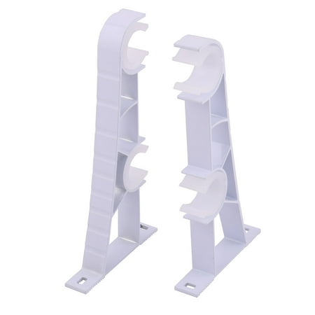 Dorm Window Drapery Curtain Rod Stand Hanging Hook Wall Bracket