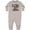 AC-Heather Grey, variant on Yes, This is My 1st Rodeo Cowboy Hat with Red Band, Lasso Baby Fleece Romper