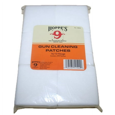 UPC: 0026285515220 | Hoppes Cleaning Patches 12GA-16GA 300ct