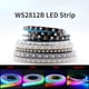 thumbnail image 1 of Tira de luces Led inteligente, iluminación RGB de 1m/2m/3m/4m/5m, DC5V WS2812B, 30/60/74/96/144 Led/WS2812 m, PCB negro/blanco IP30/65/67, 1 of 3