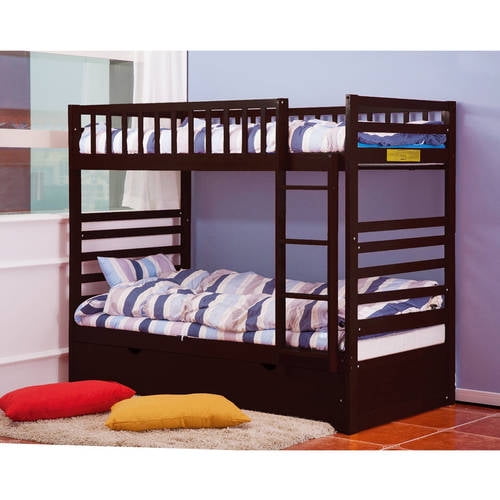 Merax Twin Over Bunk Bed With, Merax Twin Over Twin Bunk Bed With Trundle