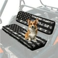 thumbnail image 3 of Yuyamidu Camo USA Flag UTV Front Seat Covers for Kawasaki Mule 2009-2024 4000 4010, Elastic Full Protection Patriotic UTV Seat Cushion Cover for Kawasaki Mule 3020 2001-2003, 3 of 7