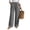 Gray #47, variant on DORKASM Corduroy Pants Women High Waist Y2k Trendy Trousers Fall Winter Loose Fit Solid Color Fashion 2026 Pants with Pockets White S
